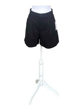 Three Dots Black Bermuda Shorts-Size 8
